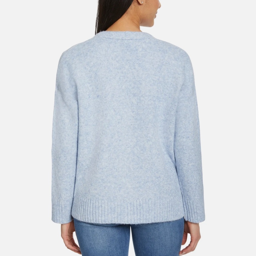 68 Ella Moss Sky Blue Button-Up Cardigan - Picture 3 of 5